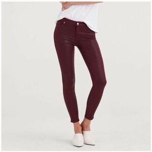 Joes jeans the Charlie skinny jean burgundy size 26